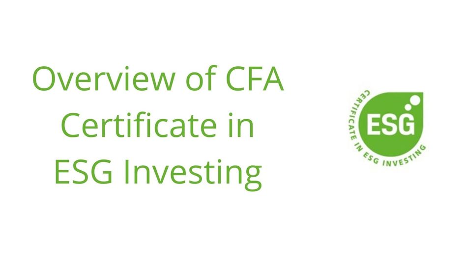 CFA ESG Certificate Preparation